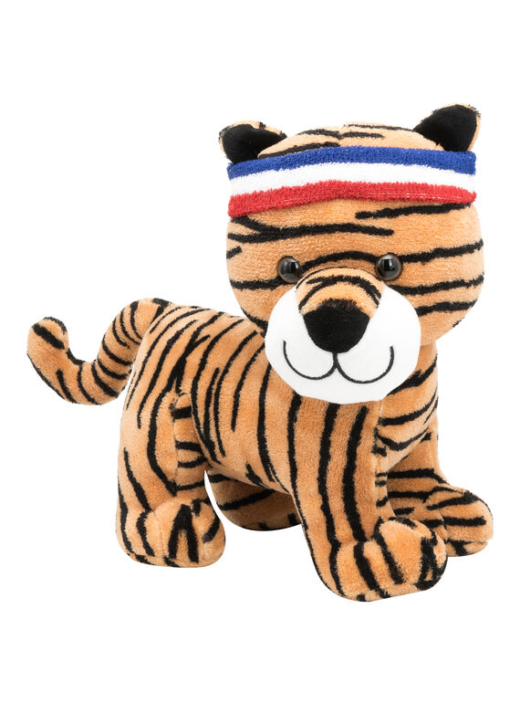 Peluche tigre joueur de tennis JTigre tennis / 20T8GM11PE2099