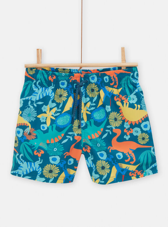 Short de bain imprimé dinosaures pour garçon TYOMERBOXMUL / 24SI02G3MAIC235