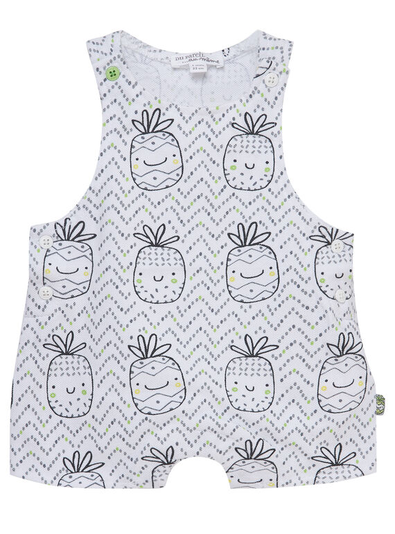 Salopette Courte Blanche JOU2SAC / 20SF04M1SAC000