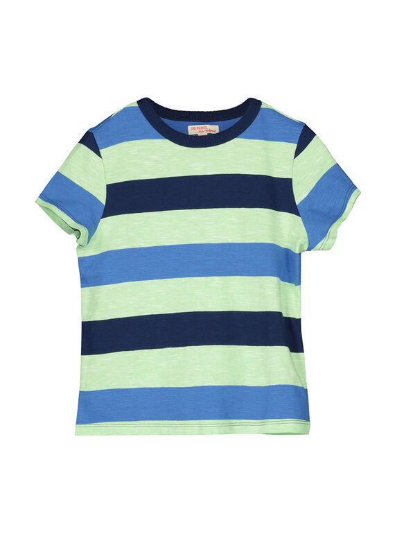 Tee-shirt rayé manches courtes garçon FONETI1 / 19S902B1TMC099