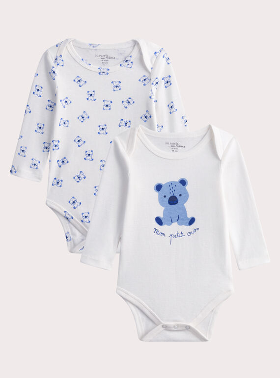 Body lot de 2 ours pour bébé garçon  WEGABODOURS / 25SH14C3BODA002