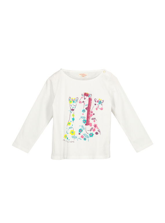 Tee-shirt manches longues fille FACATEE1 / 19S901D1TML000