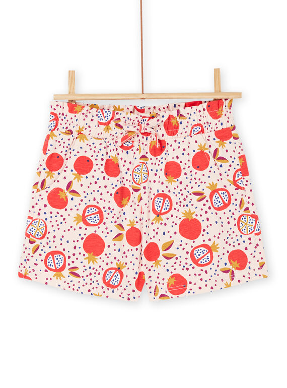Short souple rose poudré à imprimé fruit RAJERSHORT1 / 23S901Z3SHOD327