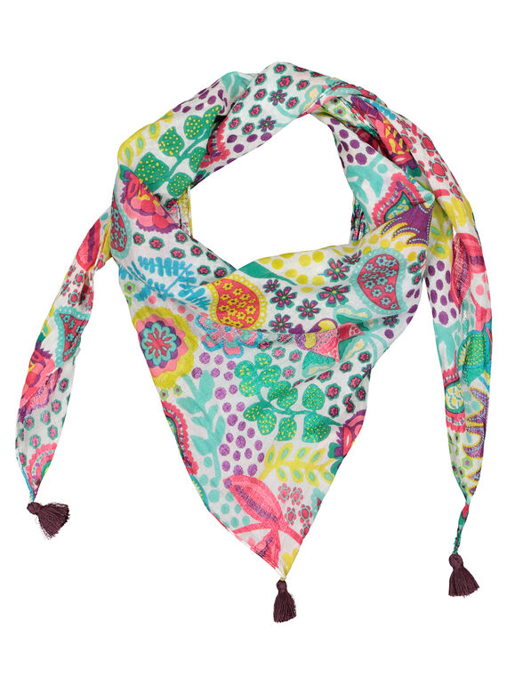 Foulard imprimé fille FYACAFOUL / 19SI01D1FOU099