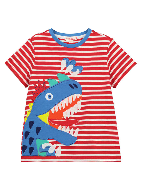 Tee shirt rayé garçon FOTOTI5 / 19S902L5TMC000