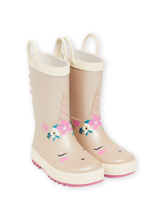 Bottes de pluie irisées à motif licorne PAPLUICORN / 22XK3513D0C954