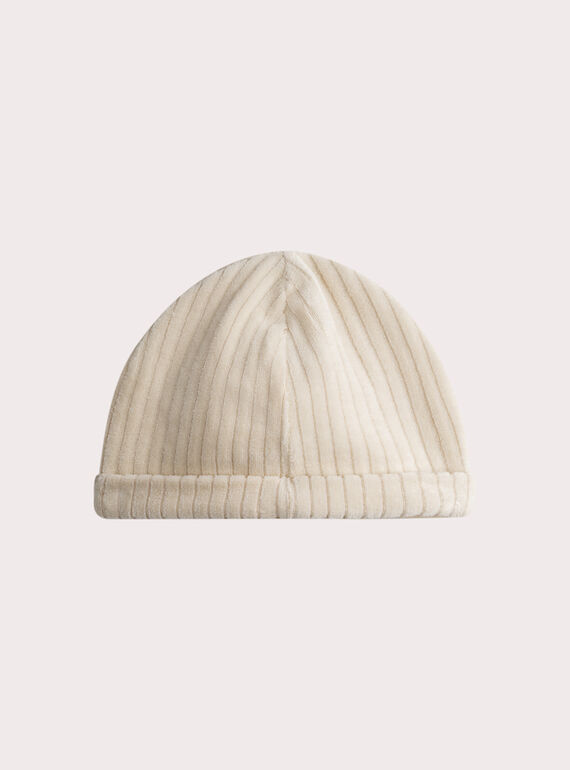 Bonnet naissance en velours  WOU1BON2 / 25SF4171BNAA016