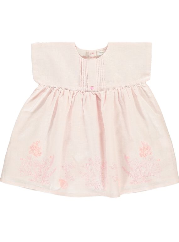 Robe manches courtes bébé fille CCFROBE1 / 18SF03B1ROB301