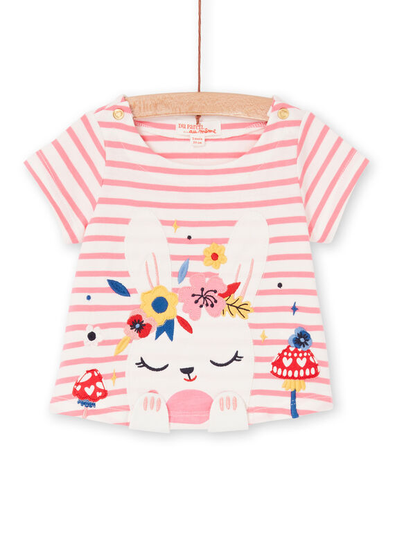 Tee Shirt Manches Courtes Ecru LIHATEEX / 21SG09X1TMC001