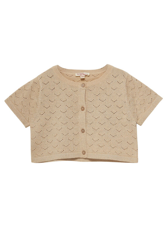 Cardigan ajouré en lurex  JASOCAR / 20S90181CARK008