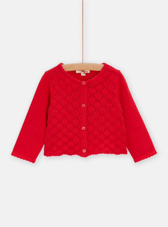 Cardigan Rouge TICLUCAR / 24SG09O1CARF505