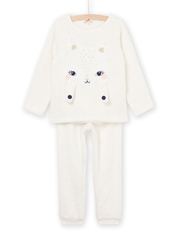 Pyjama T-shirt et pantalon en velours à animation 3D renard. PEFAPYJFOX / 22WH1138PYJ001