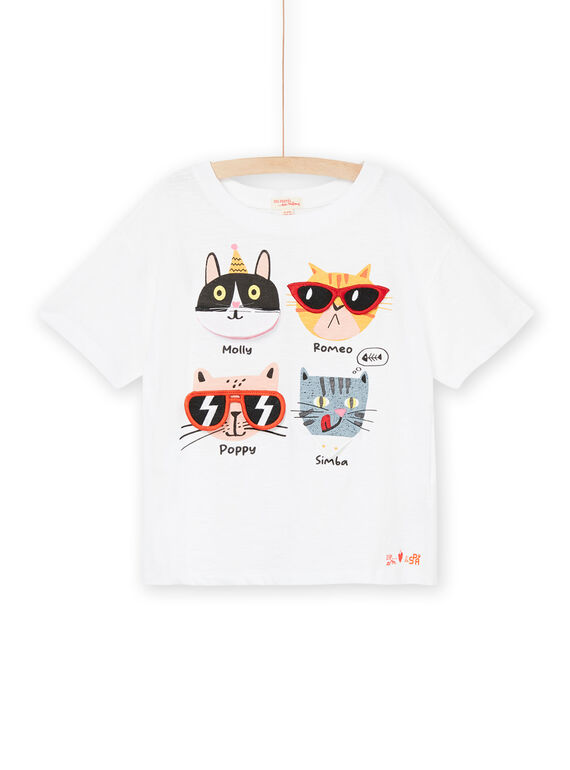 T-shirt à manches courtes à motif chats ROSPATI5 / 23S902P5TMC000