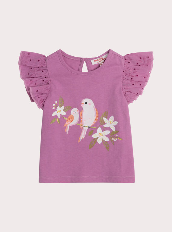 T-shirt péruche pour bébé fille WILITI / 25SG09T1TMC708