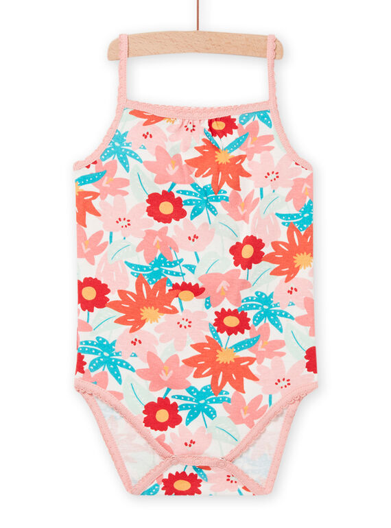 Body rose, bleu et rouge bébé fille NEFIBODEXO / 22SH13J4BDL001