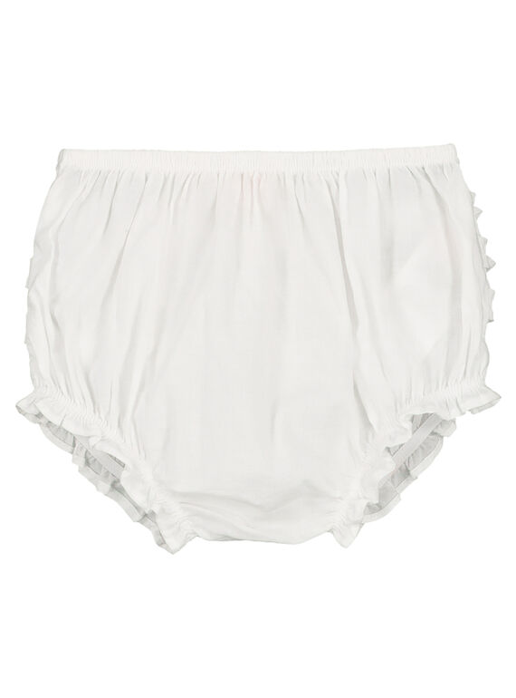 Bloomer blanc bébé fille FIJOBLOO6 / 19SG09G1BLR000