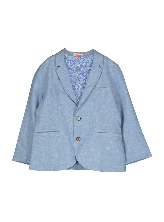Veste en lin garçon FOROVEST / 19S902S1VESC201