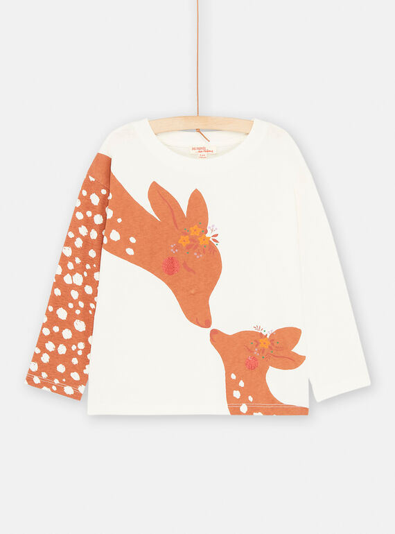 Tee Shirt Manches Longues Ecru SAKHOTEE1 / 23W901Q1TML001
