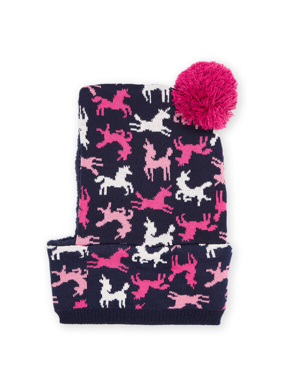 Cagoule à imprimé licorne PYAPRACAG / 22WI01G2CAG070
