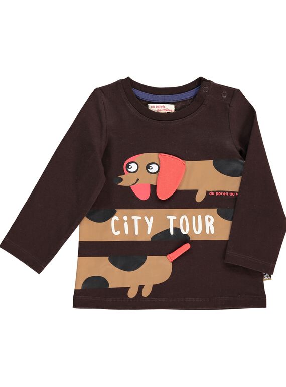 Tee-shirt manches longues bébé garçon DUCHOTEE2 / 18WG10F2TMLI808