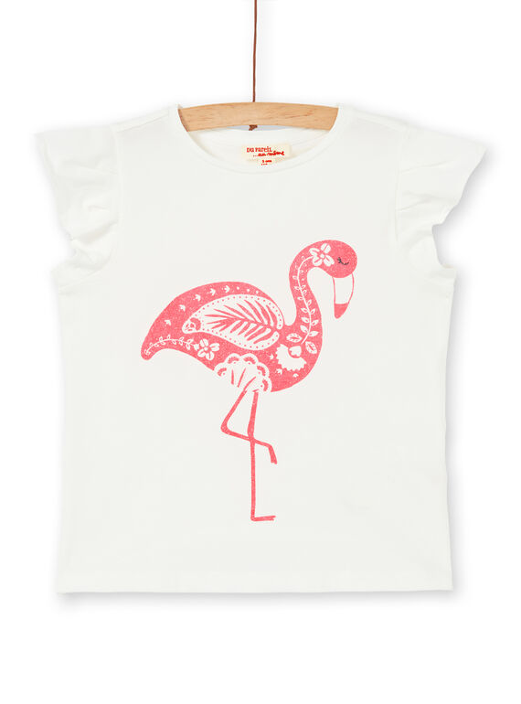 Tee Shirt Manches Courtes Ecru LAJOTI3 / 21S90132D31001
