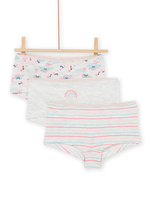 Lot de 3 shortys assortis PEFAHOTLIC / 22WH1141SHYJ920