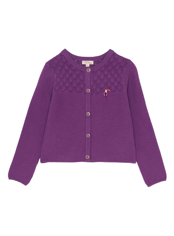 Cardigan Violet JASAUCAR / 20S901Q1CARH708