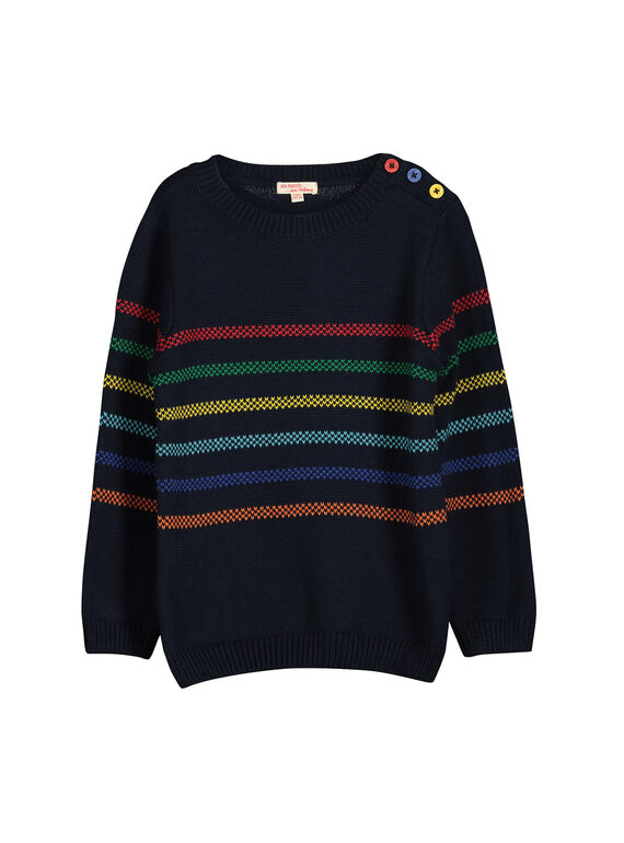 Pull en maille garçon FOCOPUL / 19S90281PUL705