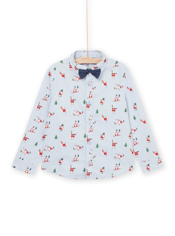 Chemise à imprimé Noël et nud papillon PONOCHEM / 22W902V1CHM706