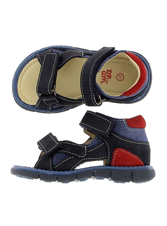Sandale en cuir bébé garçon CBGSANDMA / 18SK38W7D0E070