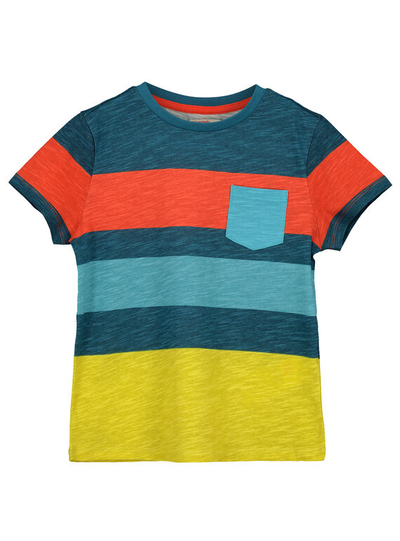 Tee-shirt rayé garçon FOCUTI6 / 19S902N1TMC715