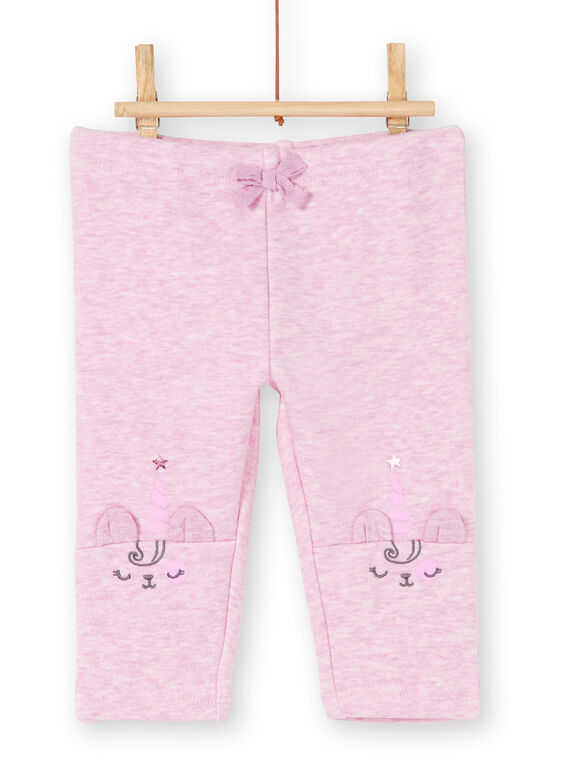 Legging fourré parme bébé fille KIBOPAN / 20WG09N1PAN320