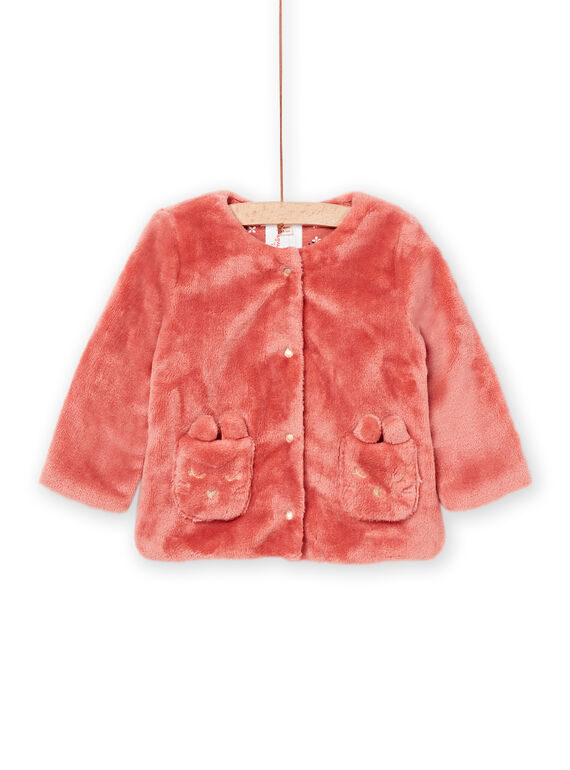 Cardigan réversible terracotta PIJOCAR3 / 22WG09D1CARE415
