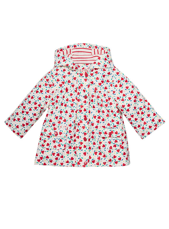 Impermeable imprimé bébé fille JIVIMPER / 20SG09I1IMP001