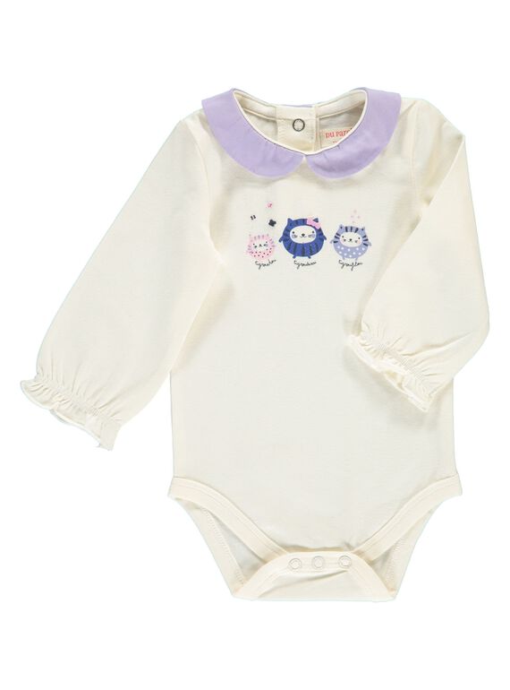 Body manches longues fille CIKLEBODY / 18SG09D1BOD001
