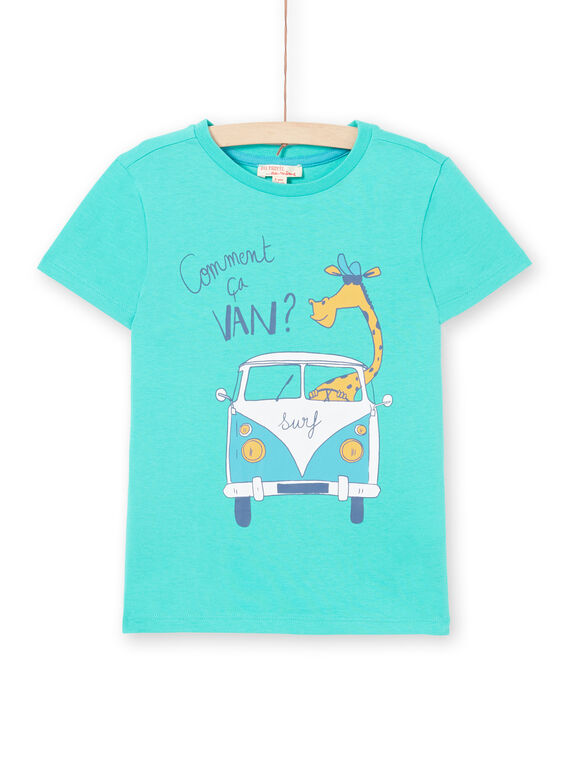 Tee Shirt Manches Courtes Vert LOJOTI7 / 21S902F1TMC600