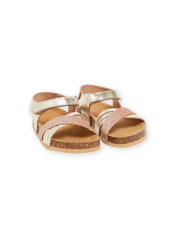Sandales champagne dorées RANUCHAMP / 23KK3561SLB954