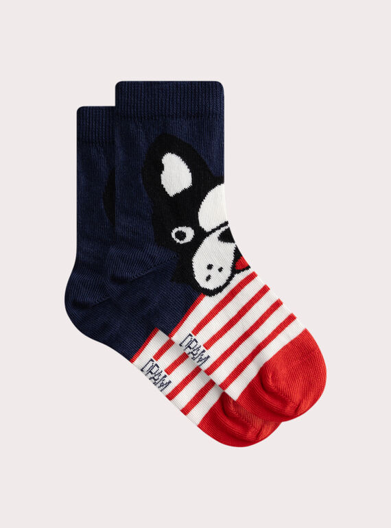 Chaussettes à motif chien pour garçon WYOJOCHO1 / 25SI02I1SOQ705