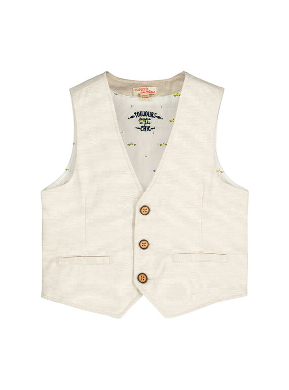 Gilet sans manches garçon FOPOGSM / 19S902C1GSMI811
