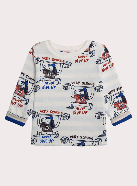 T-shirt reversible animation chien garçon XOBLUTEE4 / 25W902N1TMLA002