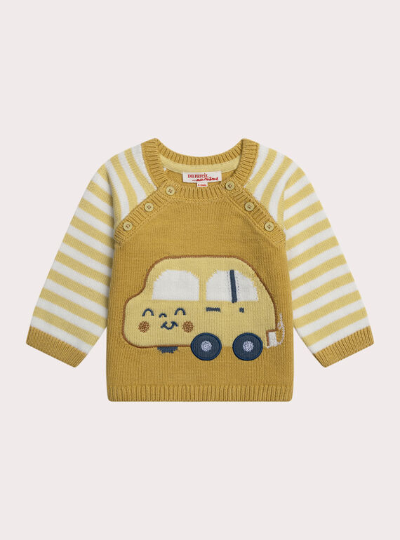 Pull Jaune  XUCOPUL / 25WG10O1PULB117