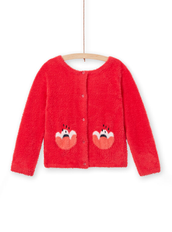 Pull / Cardigan en maille plume à manches longues LAROUCAR / 21S901K1PULF517