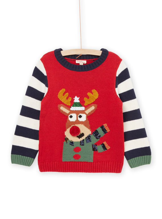 Pull à motif Noël PONOPUL / 22W902V1PULF504