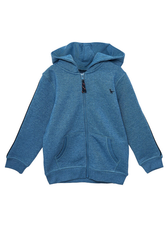 Haut de jogging garçon bleu chine JOJOJOH3 / 20S90254D33C206