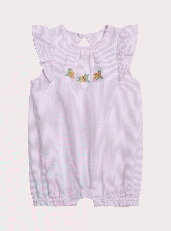 Barboteuse fleurs pour bébé fille WITABAR / 25SG09U1BAR000