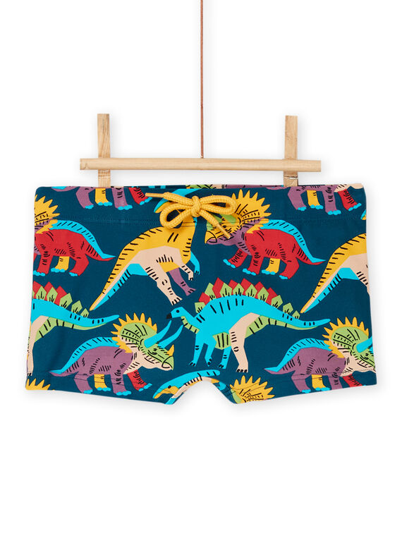 Boxer de bain multicolore à imprimé dinosaures RYOMERSHODIN / 23SI02R1MAIC217