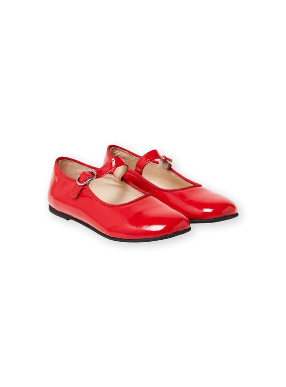 Babies vernies rouges enfant fille LFBABRIDER / 21KK3533D13050