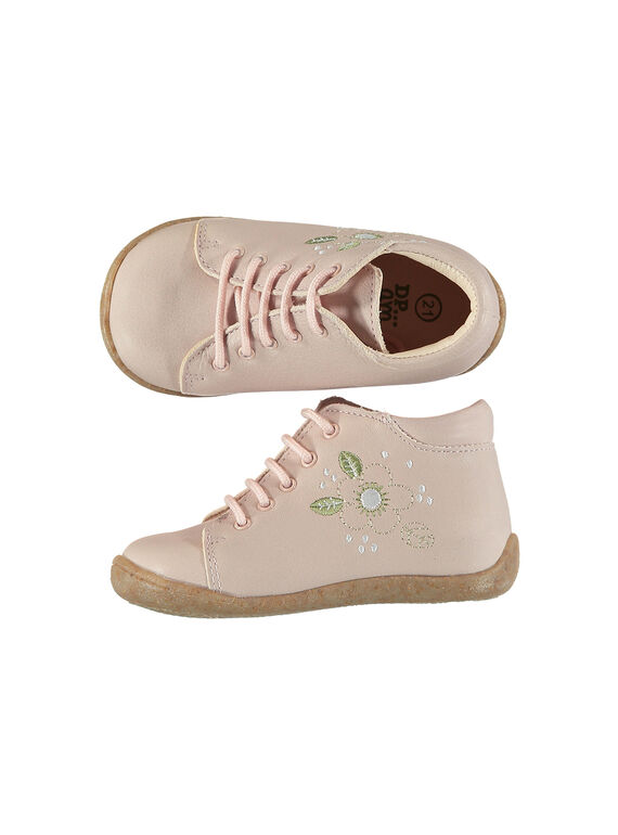 Bottillon ville cuir bébé fille FBFBOTFLEU / 19SK3731D0F030