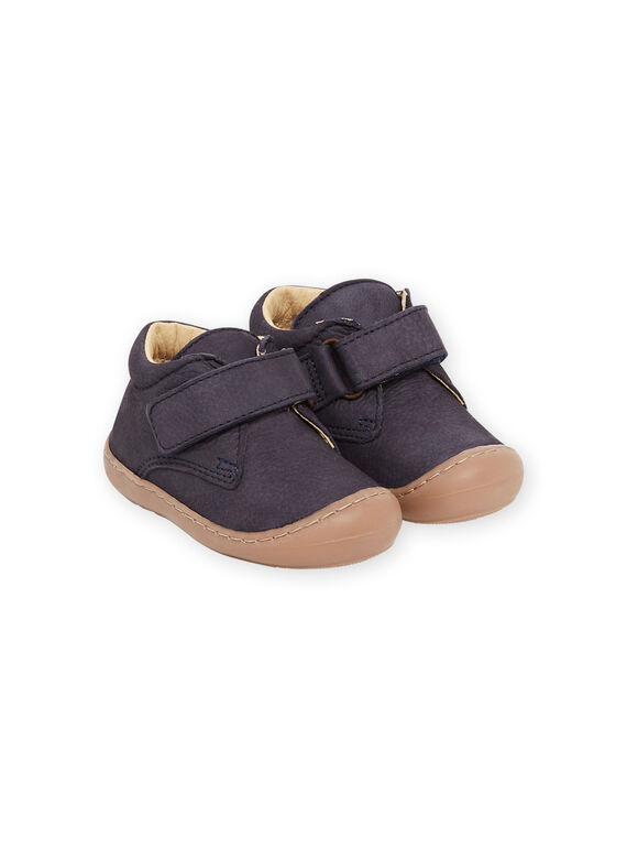 Botillons bleu marine à scratch bébé garçon MUBOTIFLEXNAVY / 21XK3871D0F070