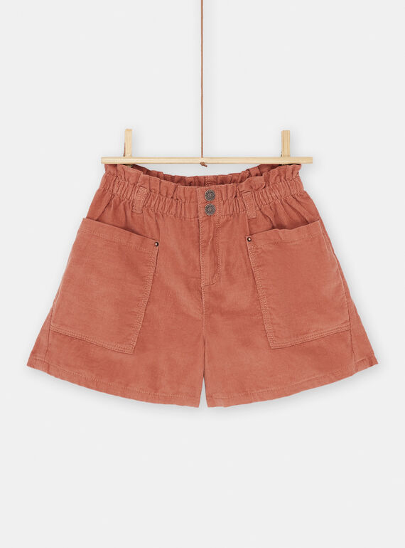 Short terracotta SACOUSHORT / 23W901L1SHOE415